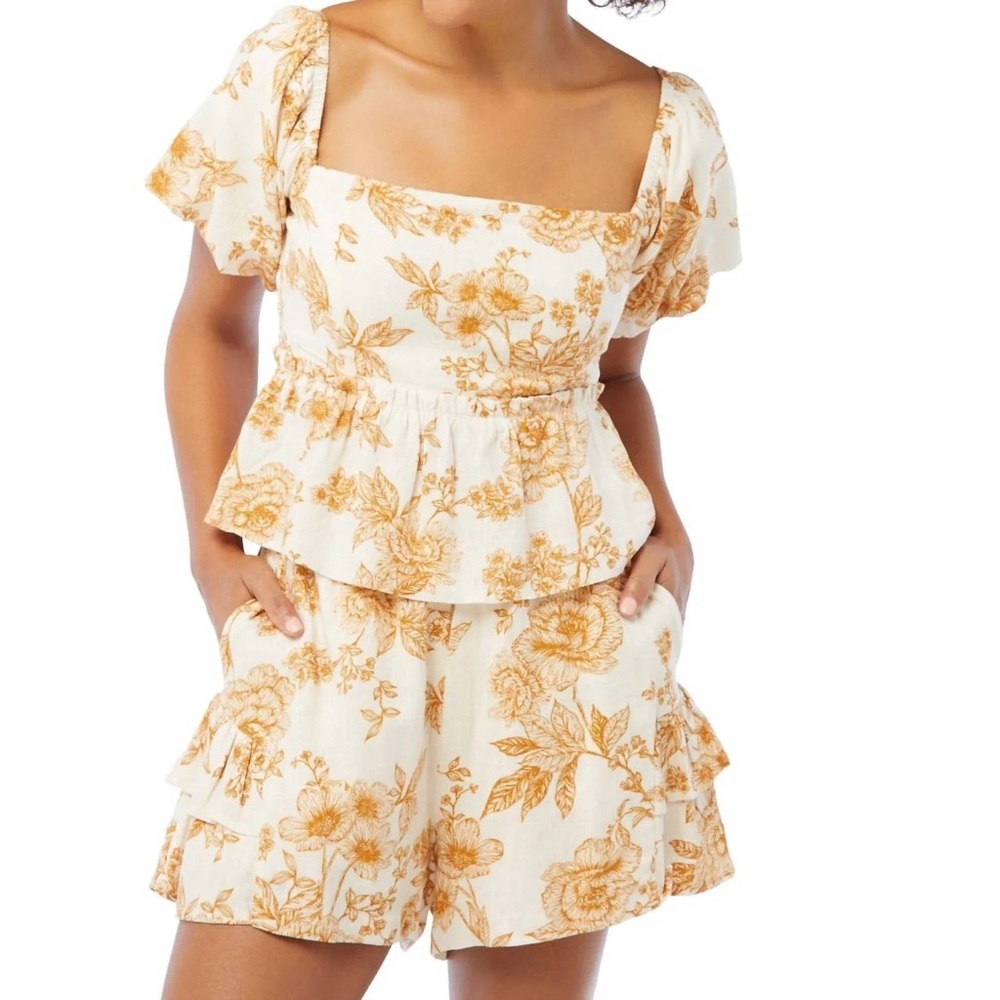 Lost And Wonder Toasted Rose Floral Set